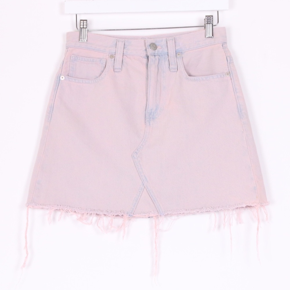 Madewell Rigid Denim A-Line Skirt